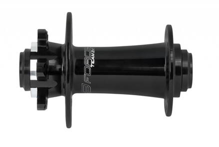 FORCE náboj predný F.TEAM 2x1 15mm, 6d, 32 dier, čierny