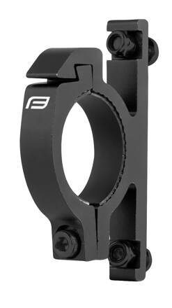 FORCE držiak košíku na riadítka Ø 31.8 mm, Al, čierny