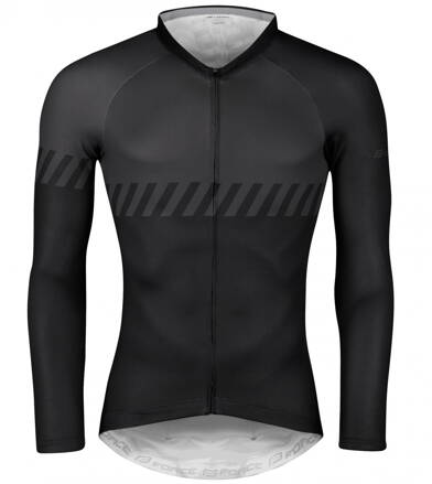 FORCE dres FASHION, dlhý rukáv, čIerno-šedý