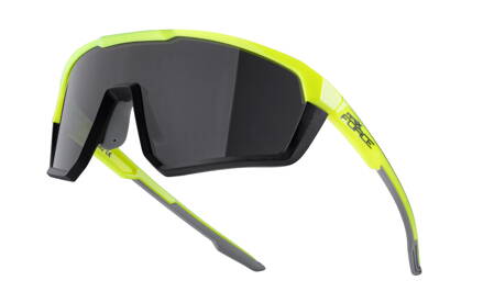 FORCE okuliare APEX, fluo-čierne, čierne kontrastné sklá