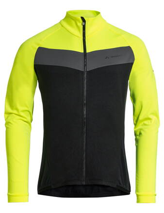 Vaude cyklistický dres Posta LS Tricot, pánsky, neon yellow