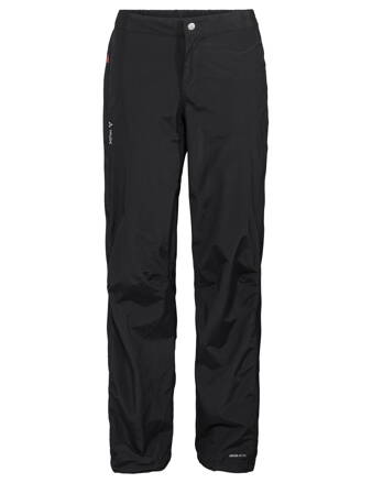 Vaude cyklistické nepremokavé nohavice Yaras Ryain Zip III, dámske, black
