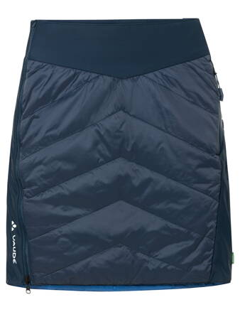 Vaude zateplená sukňa Sesvenna Reversible II, dámska, dark sea/blue