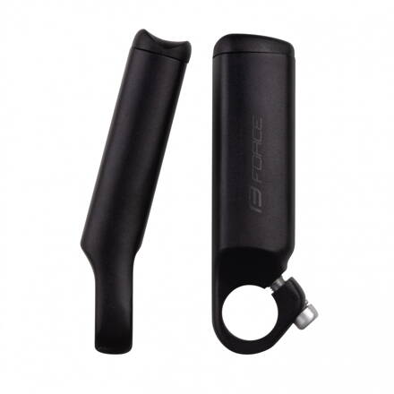 FORCE rohy B4.4 11 cm Al, čierne matné