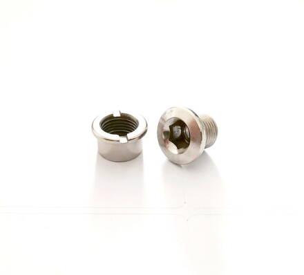 Skrutka+matica prevodníku M8x5/7mm-balenie 10 ks