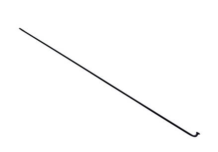 VISION drôt Alpina C40 Black 278mm flat 2mm j-bend