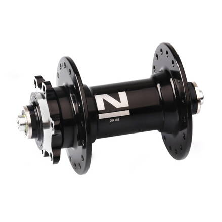 Novatec náboj D041SB, predný, 36-dierový, čierny (N-logo)