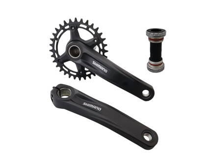 Shimano kľuky DEORE MT510-1, 12-SPEED, 32z/170mm + BB set (OEM)