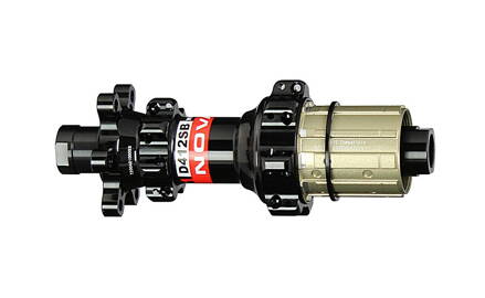 Novatec D412SB-X12-A4ALS-11S zadný náboj, 6-dier, 28 dier (round holes), 12x142 mm, Shimano HG, OEM