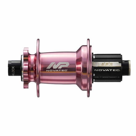 Novatec Premium XD602SB/A-B12-11S-ABG, zadný náboj, 32 dier, 12x148, Shimano HG, ružový, OEM