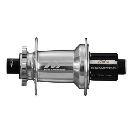 Novatec XD602SB/A-B12-ABG zadný náboj, 6-dier, 32 dier, 12x148 mm, Shimano HG, anodized silver, OEM