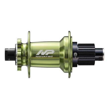 Novatec XD602SB/A-B12-MS Boost zadný náboj, 32 dier, 12x148 mm, 6 dier, orech Microspline, zelená, OEM