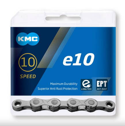 KMC Reťaz na elektrobicykle e10 EPT 136 článkov, 10 rýchlostná