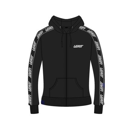 LEATT mikina na zips Tech Women  , Heather Black