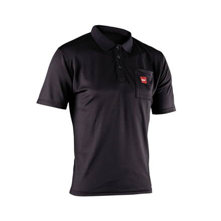 LEATT Polo tričko Team krátky rukáv  , Black