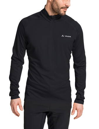 Vaude tričko s dlhým rukávom Larice Light, pánske, čierna