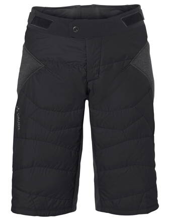 Vaude zateplené cyklošortky Minaki, pánske, black