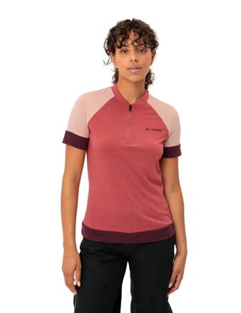 Vaude all-mountain dres, Altissimo Q-Zip, brick, dámsky