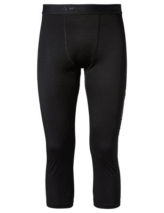 Vaude termo spodky Monviso Wool 3/4, pánske, black