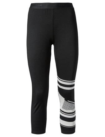 Vaude termo spodky Monviso Wool 3/4, dámske, black