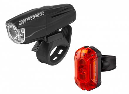 FORCE svetlá - sada VARIO USB predné + zadné