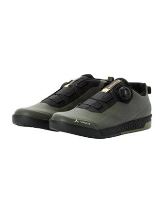Vaude enduro obuv Moab Tech II, pánske čierno-zelená (black/coconut)