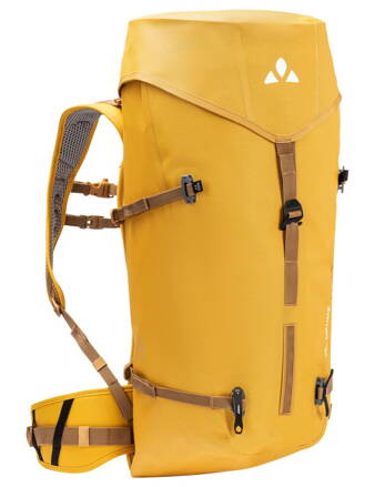 Vaude alpinistický nepremokavý batoh Rupal 28, unisex, burnt yellow