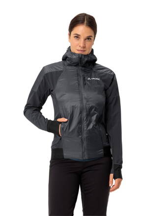 Vaude vlnou zateplená bunda Larice Wool, dámska, čierna