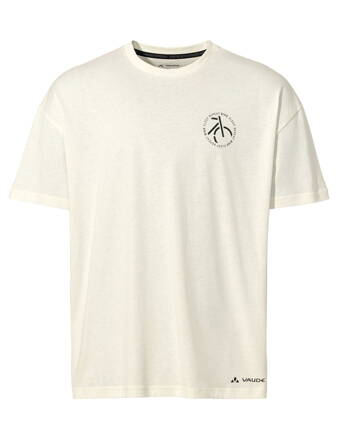 Vaude tričko s krátkym rukávom Cyclis Casual, pánske, offwhite