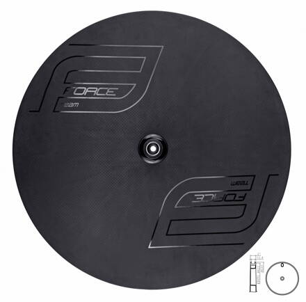 FORCE disk zadný plášťový karbónový pre kotúčovú brzdu