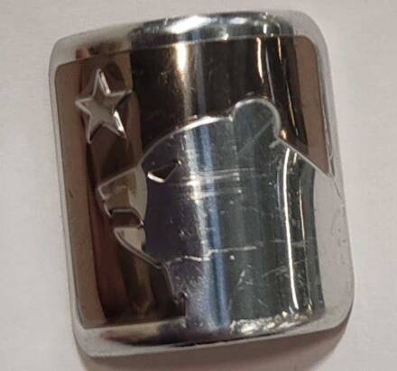 MARIN HEADBADGE MARIN MY21 SLV ALUM SMALL 41MM