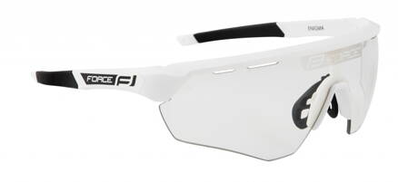 FORCE okuliare ENIGMA biele matné, fotochromatické sklá