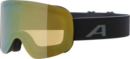 ALPINA Lyžiarske okuliare PENKEN  black matt Quatroflex gold ALPINA Lyžiarske okuliare PENKEN  black matt Quatroflex gold