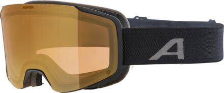 ALPINA Lyžiarske okuliare TAOS black matt Q gold S2 ALPINA Lyžiarske okuliare TAOS black matt Q gold S2