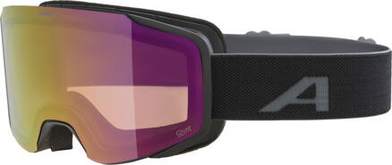 ALPINA Lyžiarske okuliare TAOS black matt Q-LITE red ALPINA Lyžiarske okuliare TAOS black matt Q-LITE red