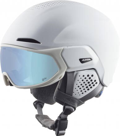 ALPINA Lyžiarska prilba ALTO QV white matt/ice-blue