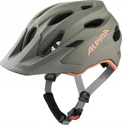 ALPINA Cyklistická prilba Carapax JR Flash moon-grey-peach mat