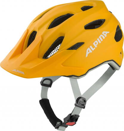 ALPINA Cyklistická prilba Carapax JR ohnivo žltá