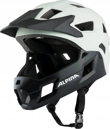 ALPINA Cyklistická prilba RUPI junior, bielo-čierna