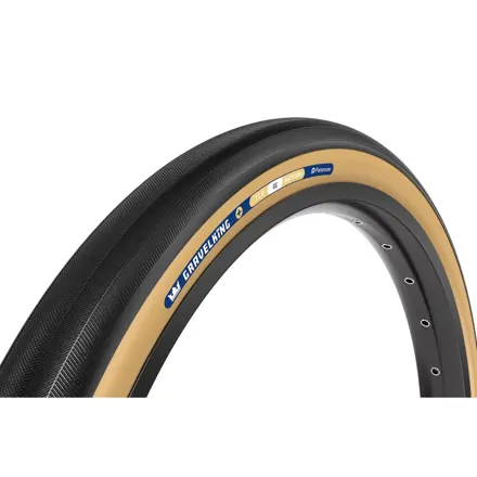 PANARACER Plášť Gravelking +, kevlar.pätka, čierno-hnedý