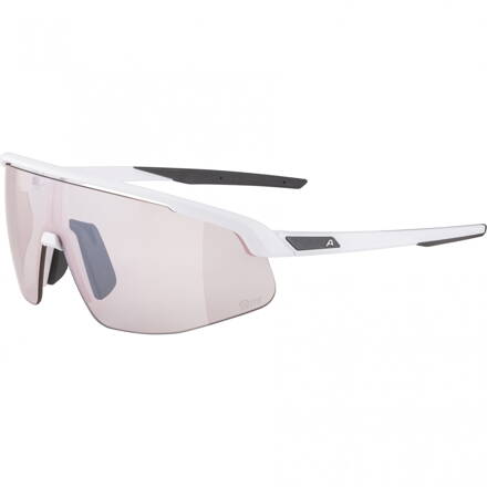 ALPINA Okuliare TURBO PRO white matt Q-LITE pink