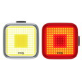 Sada svetiel KNOG Blinder Black Twinpack - Square