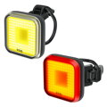 Sada svetiel KNOG Blinder Black Twinpack - Square