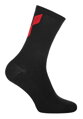 Ponožky PELLS Mask Black/Red - 35-38