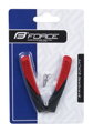 FORCE gumičky bŕzd, náhradné, čierno-červené, 70mm