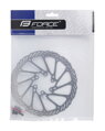 FORCE kotúč brzdový-2 160 mm, 6 dier, strieborný