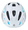 FORCE prilba FUN FLOWERS detská, bielo-šedo-modrá