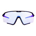 Force okuliare CYCLONE čierne, modré fotochr. sklo