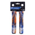 Force gripy BMX160 gumové, bielo-modro-oranž, balené
