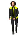 Vaude cyklistická bunda Minaki JIII, pánska, black/yellow